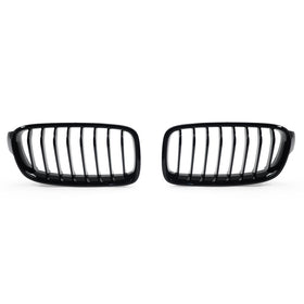Exon Gloss Black Single Slat Grille for BMW 3-Series F30 - MODE Auto Concepts