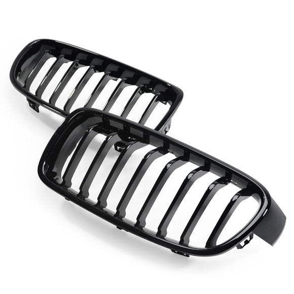 Exon Gloss Black Single Slat Grille for BMW 3-Series F30 - MODE Auto Concepts