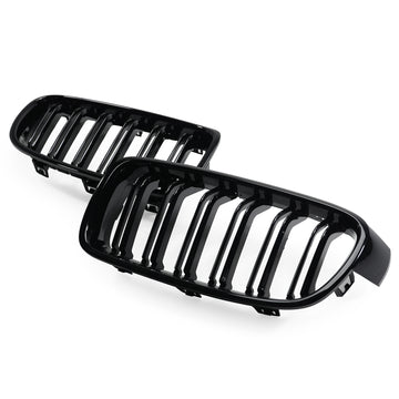 Exon Gloss Black M3/M4 Style Twin Slat Grille for BMW 3-Series F30 - MODE Auto Concepts