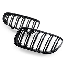 Exon Gloss Black M3 Style Twin Slat Grille for BMW 3-Series E92 E93 LCI - MODE Auto Concepts