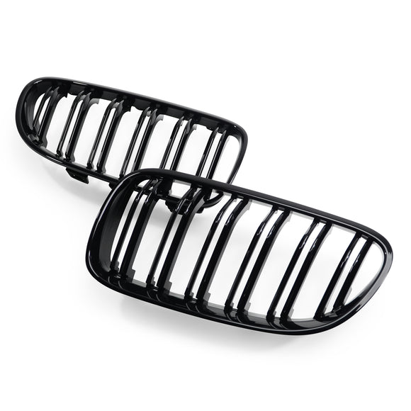 Exon Gloss Black M3 Style Twin Slat Grille for BMW 3-Series E92 E93 LCI - MODE Auto Concepts