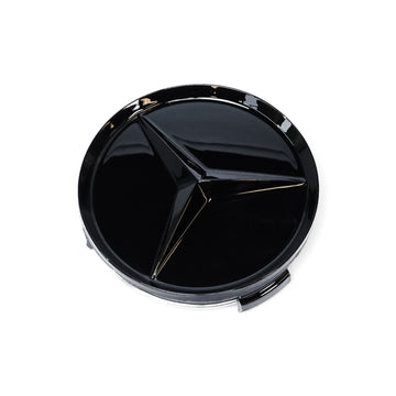 Emblex Gloss Black Mercedes Benz Style Wheel Center Cap Badge Emblem for Mercedes Benz AMG A35 A45 C43 C63 S GLC43 GLC63 S - MODE Auto Concepts