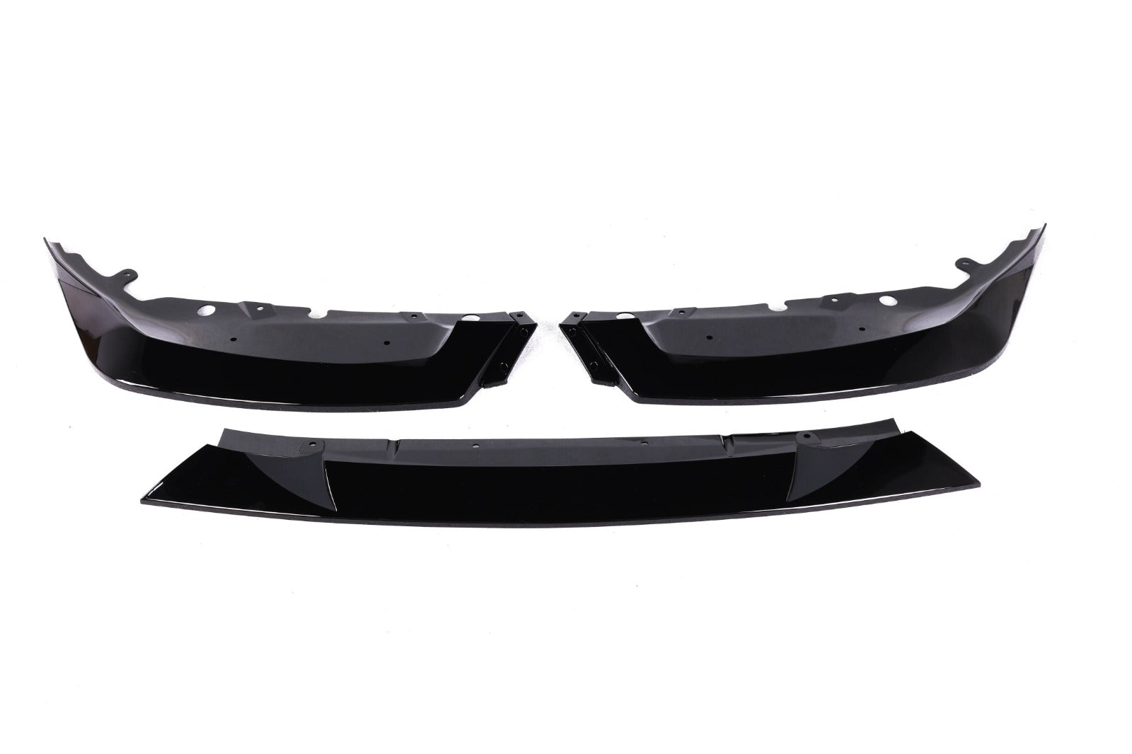Exon Gloss Black MHC Style Front Splitter set (3-Pieces) for BMW M2 G87