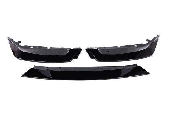 Exon Gloss Black MHC Style Front Splitter set (3-Pieces) for BMW M2 G87 - MODE Auto Concepts