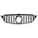 Exon Gloss Black Panamericana GT Style Grille for Mercedes Benz C63/C63s AMG (W205) Facelift (19-22) - MODE Auto Concepts