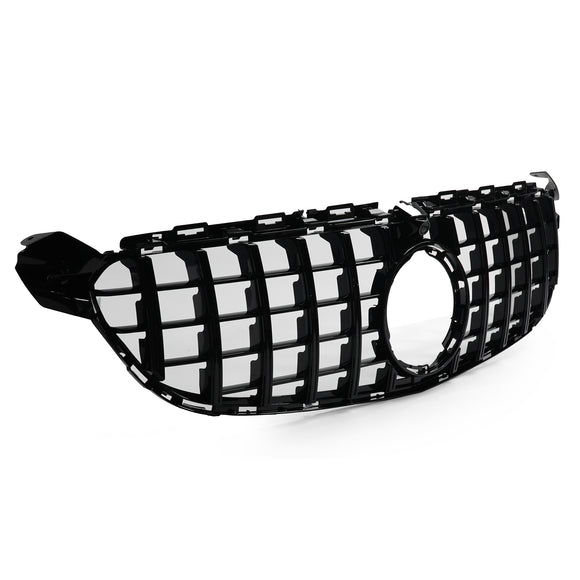 Exon Gloss Black Panamericana GT Style Grille for Mercedes Benz C63/C63s AMG (W205) Facelift (19-22) - MODE Auto Concepts