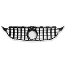 Exon Gloss Black Panamericana GT Style Grille for Mercedes Benz C63/C63s AMG (W205) Facelift (19-22) - MODE Auto Concepts