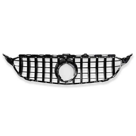 Exon Gloss Black Panamericana GT Style Grille for Mercedes Benz C63/C63s AMG (W205) Facelift (19-22) - MODE Auto Concepts