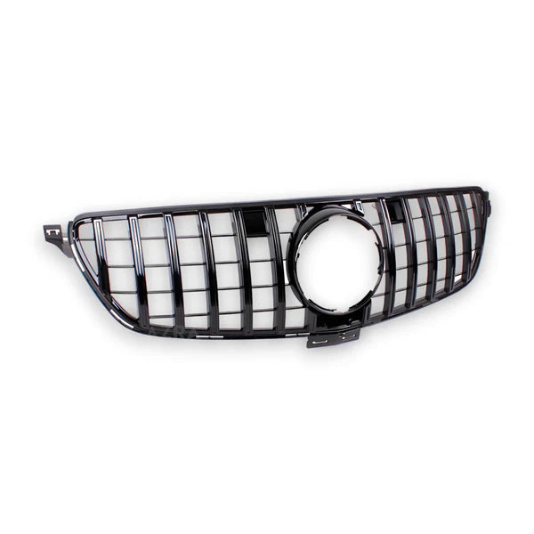 Exon Gloss Black Panamericana GT Style Grille for Mercedes Benz GLE-Class & GLE43 GLEC63 AMG W166 Facelift (16-19) - MODE Auto Concepts