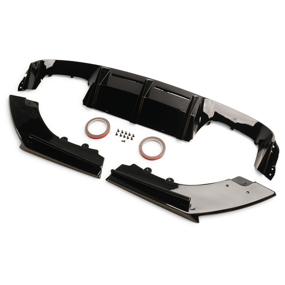 Exon Gloss Black Rear Diffuser for BMW M2 inc. Competition F87 - MODE Auto Concepts