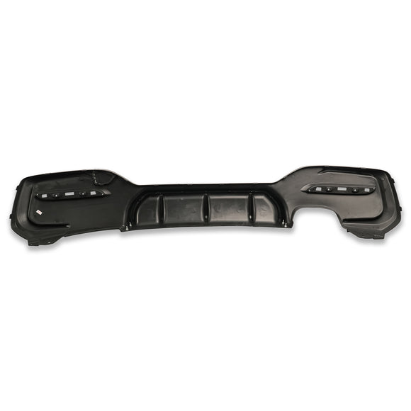 Exon Gloss Black Rear Diffuser w. Single Outlet for BMW 1-Series 118i 120i 125i LCI F20 M-Sport - MODE Auto Concepts