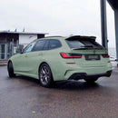 Exon Gloss Black Rear Roof Spoiler for BMW M3 G81 & 3-Series 320i 330i M340i G21-2