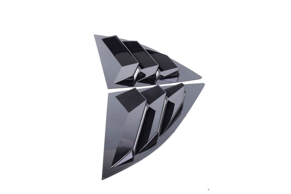 Exon Gloss Black Side Rear Window Vents for Toyota Supra A90 - MODE Auto Concepts