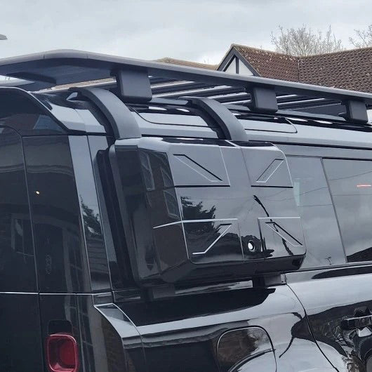 Exon Gloss Black Union Jack Side Tool Box for Land Rover Defender 90 110 L663 2019-present - MODE Auto Concepts