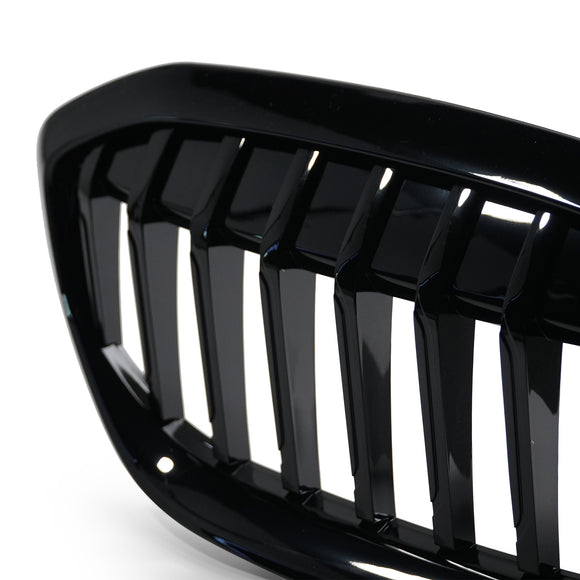 Exon Gloss Black Single Slat Grille for BMW 3-Series inc. 320i 330i M340i G20 G21 G28 (2018-2022) - MODE Auto Concepts