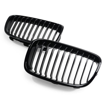 Exon Gloss Black Single Slat Grille for BMW 1-Series F20/F21 Pre-LCI (2011-2015) - MODE Auto Concepts