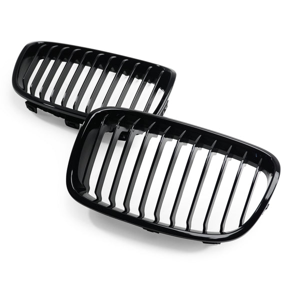 Exon Gloss Black Single Slat Grille for BMW 1-Series F20/F21 Pre-LCI (2011-2015) - MODE Auto Concepts