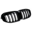 Exon Gloss Black Twin Slat Grille for BMW 1-Series F40 (2019-present) - MODE Auto Concepts