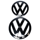 Emblex Gloss Black VW Grille & Trunk Badge Emblem Overlay Combo for VW Golf MK7 GTI R - MODE Auto Concepts