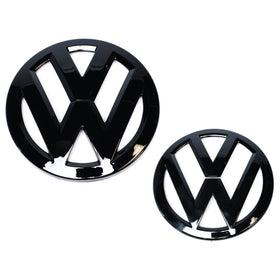 Emblex Gloss Black VW Grille & Trunk Badge Emblem Overlay Combo for VW Golf MK6 GTI R - MODE Auto Concepts