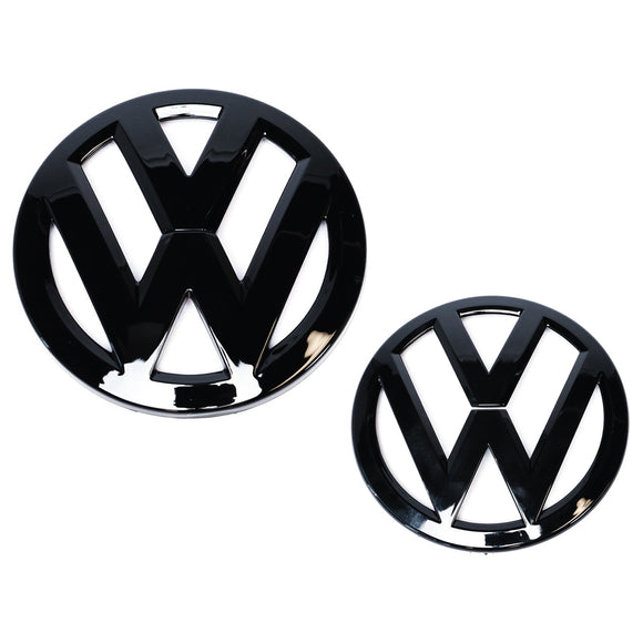Emblex Gloss Black VW Grille & Trunk Badge Emblem Overlay Combo for VW Golf MK6 GTI R - MODE Auto Concepts