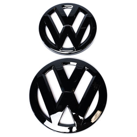 Emblex Gloss Black VW Grille & Trunk Badge Emblem Overlay Combo for VW Golf MK7.5 GTI R - MODE Auto Concepts