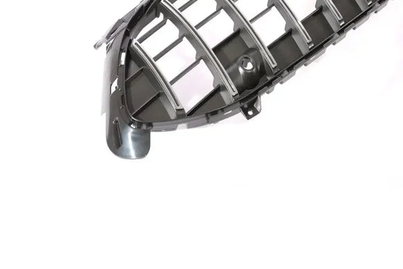 Exon Gloss Black w. Chrome Strip Panamericana GT Style Grille for Mercedes Benz A-Class & A35 AMG W177 Facelift (2023-present) - MODE Auto Concepts
