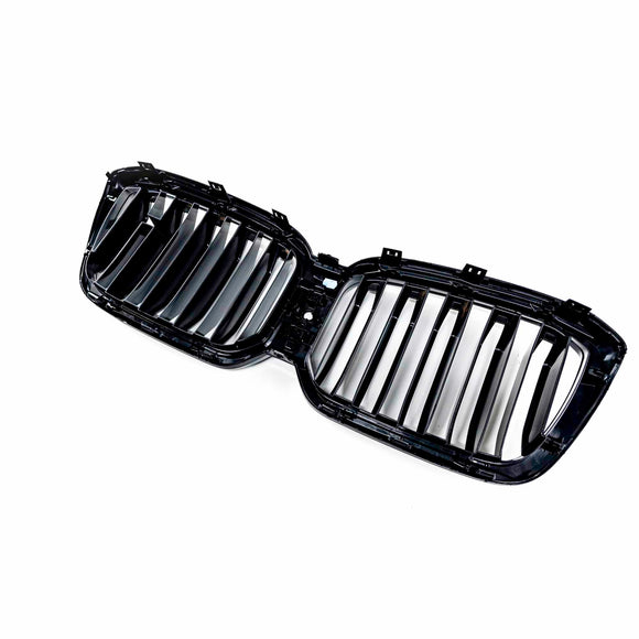Exon Gloss Black X3M/X4M M Style Twin Slat Grille for BMW X3 LCI G01 & X4 LCI G02 - MODE Auto Concepts