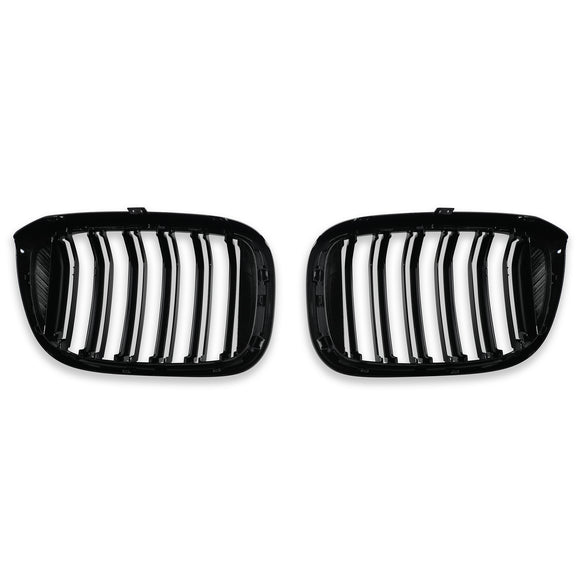 Exon Gloss Black X3M/X4M M Style Twin Slat Grille for BMW X3 G01 & X4 G02 - MODE Auto Concepts
