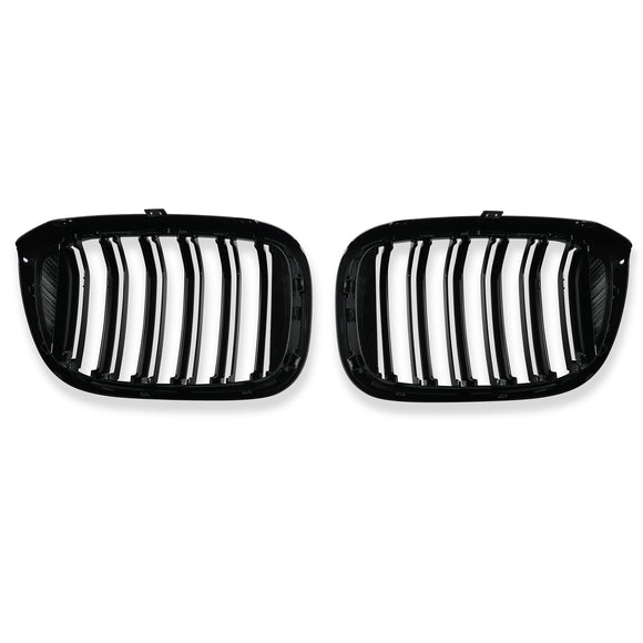 Exon Gloss Black X3M/X4M M Style Twin Slat Grille for BMW X3 G01 & X4 G02 - MODE Auto Concepts