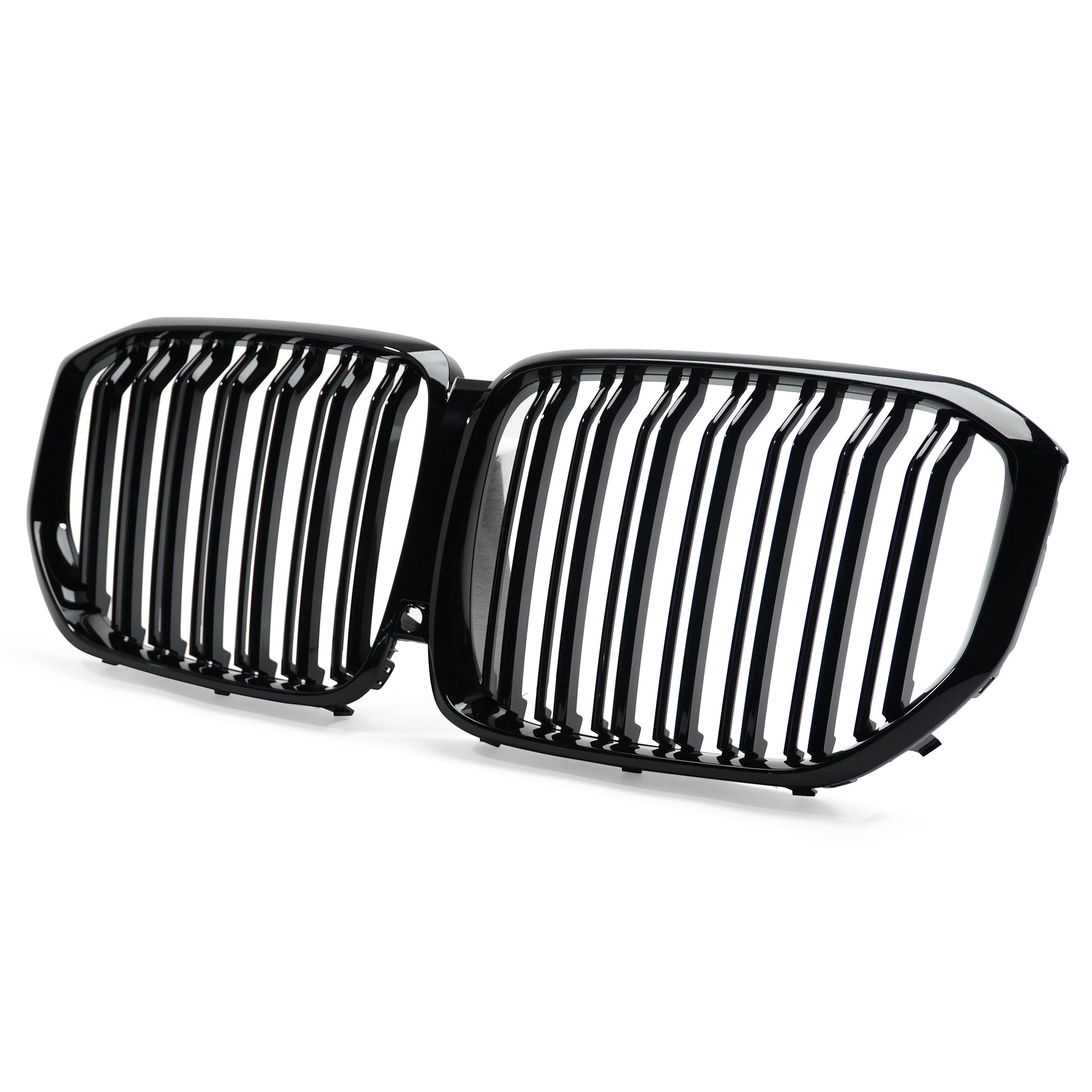 Exon Gloss Black X5M M Style Twin Slat Grille for BMW X5 G05 Pre-LCI 2019-2023 - MODE Auto Concepts