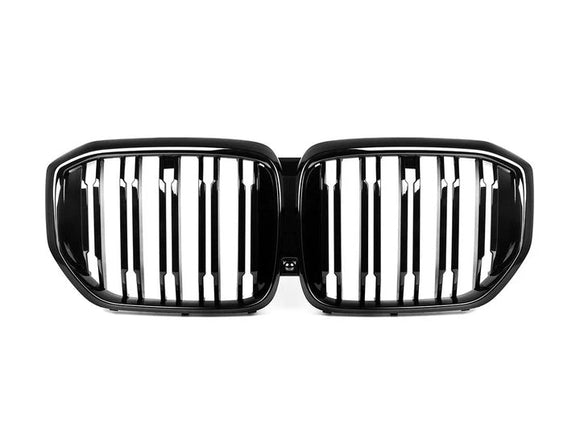 Exon Gloss Black X5M M Style Twin Slat Grille for BMW X5 G05 LCI 2024-present - MODE Auto Concepts