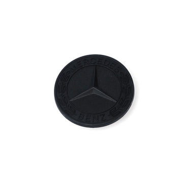 Emblex Matte Black Mercedes Benz Style Hood Bonnet Badge Emblem for Mercedes Benz AMG A-Class A45 CLA-Class CLA45 GLA-Class GLA45 AMG