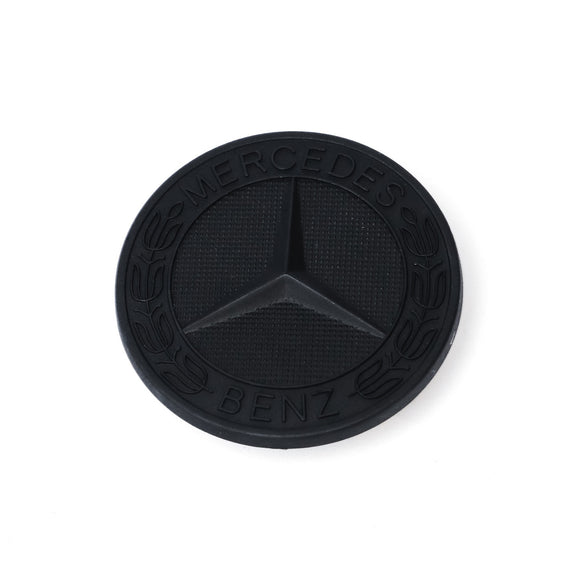 Emblex Matte Black Mercedes Benz Style Hood Bonnet Badge Emblem for Mercedes Benz AMG C-Class C43 C63 S AMG & E-Class E43 E53 E63 S AMG - MODE Auto Concepts