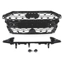 Exon RS3 Style Black Honeycomb Grille for Audi A3/S3 (8Y) 2020-present - MODE Auto Concepts