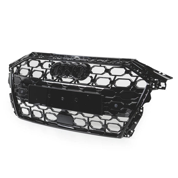Exon RS3 Style Black Honeycomb Grille for Audi A3/S3 (8Y) 2020-present - MODE Auto Concepts