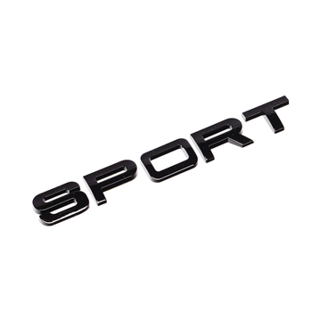 Emblex Sport Style Gloss Black Rear Trunk Badge Emblem for Range Rover Sport L494 - MODE Auto Concepts