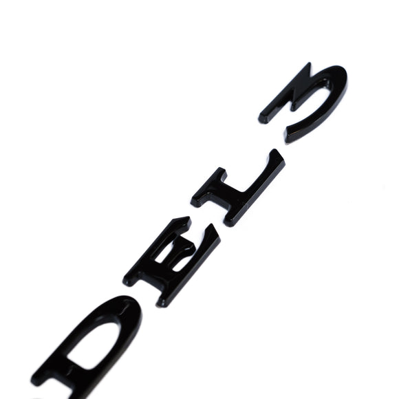 Emblex Tesla Style Gloss Black Rear Badge Emblem for Tesla Model 3 - MODE Auto Concepts