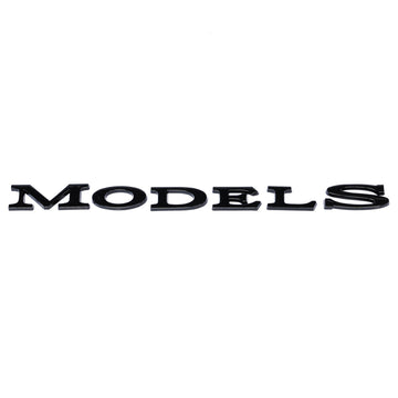 Emblex Tesla Style Gloss Black Rear Badge Emblem for Tesla Model S - MODE Auto Concepts