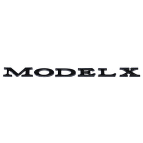 Emblex Tesla Style Gloss Black Rear Badge Emblem for Tesla Model X - MODE Auto Concepts