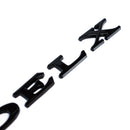 Emblex Tesla Style Gloss Black Rear Badge Emblem for Tesla Model X - MODE Auto Concepts