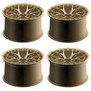 MODE Design FR-1 Evolution CL (Centerlock) Forged Wheel Magnedyme Gold Set for Porsche 911 GT2 GT3 & 718 GT4 RS-1