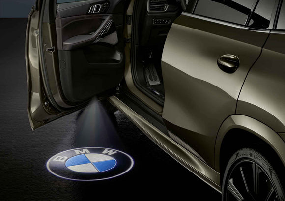 Genuine BMW M Performance LED Door Projector Light & M Performance Slide Kit