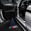 Genuine BMW M Performance LED Door Projector Light & M Performance Slide Kit-7