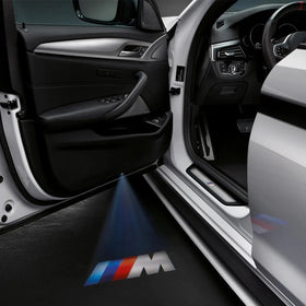 Juego de luces y diapositivas de proyector de puerta LED BMW M Performance originales - 0