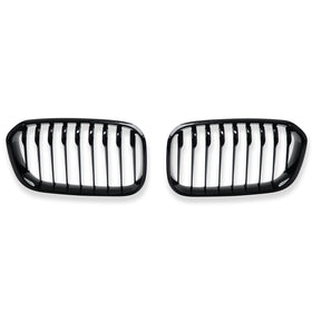 Exon Gloss Black Single Slat Grille for BMW 1-Series F20/F21 LCI (2016-2019) - MODE Auto Concepts