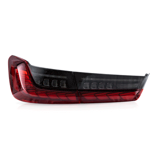 Luminosa GTS / CS Style OLED V2.0 Sequential Tail Light Red Clear for BMW M3 G80 & 3 Series G20 320i 330i M340i - MODE Auto Concepts