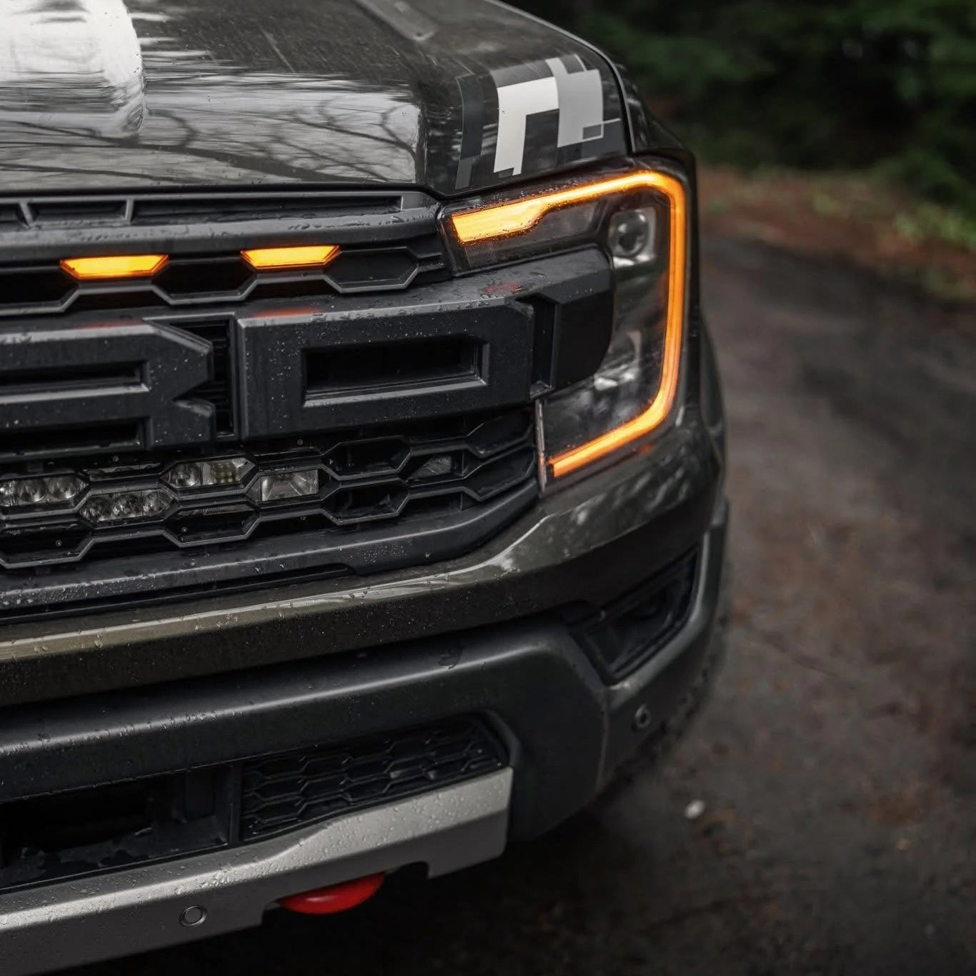 Range Rover Amber Drl Luminosa Lava Amber Daytime Running Light DRL LED Module for Ford Rang ...
