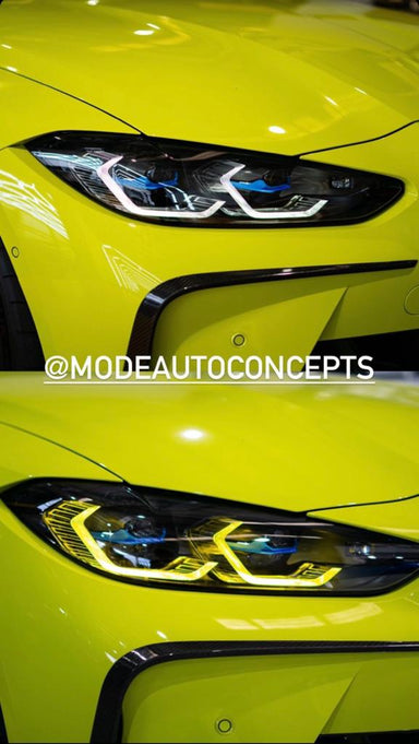 Luminosa Motorsport CSL Yellow Daytime Running Light DRL LED Module for BMW M3 G80 G81 M4 G82 G83 - MODE Auto Concepts