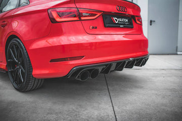 Maxton Design Audi S3 8V Sedan Pre-Facelift Rear Diffuser Valance - MODE Auto Concepts